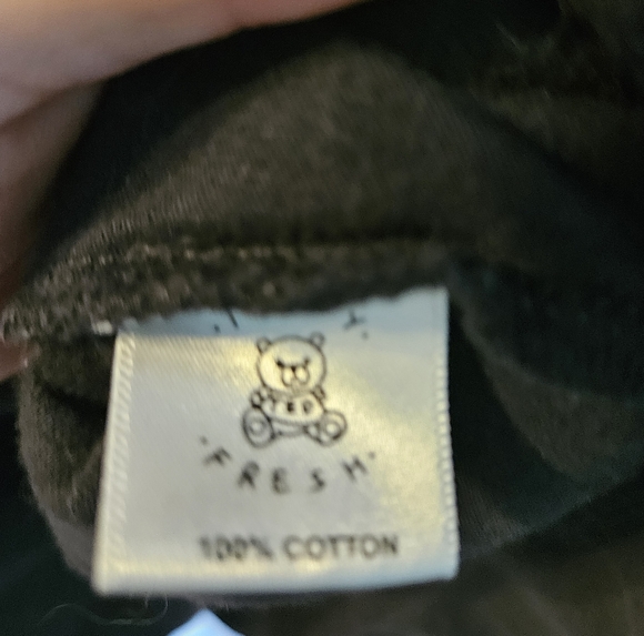 Teddy Fresh Multicolor Logo Black Crop - Picture 4 of 5